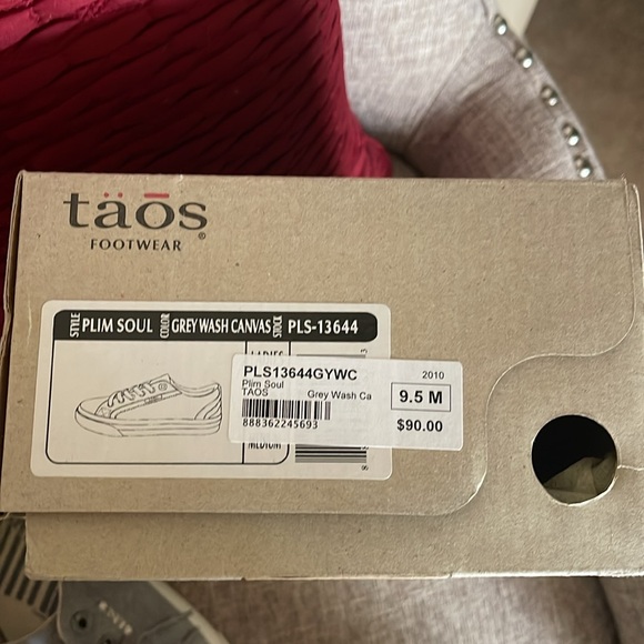 Taos grey wash canvas tennis shoes - Picture 5 of 5